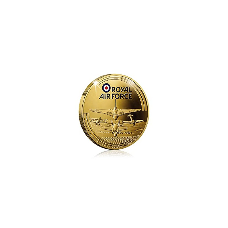 The RAF Collection Gold Coin/Medal - Lightning - High Command
