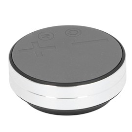 Bone Conduction Speaker, True Speakers Mini Portable Stereo Sound Portable Speaker Waterproof Music Player for Home Outdoor Travel, Suction Cup Base (Silver)