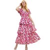 GRACE KARIN Women's 2025 Floral Summer Long Midi Dress V