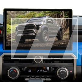 HiMoliwa Compatible with 2024 2025 Toyota Tacoma Screen Protector 14 Inch Uconnect Touch Screen Tempered Glass Protective Film for Tacoma Limited/Trailhunter/TRD Pro 9H Hardness HD Clear Accessories