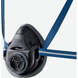 Shigematsu TW01 11927 Replaceable Dust Mask / Direct Connection Small Poisoning Mask Black M Size (Absorption Can/Filter Sold Separately)