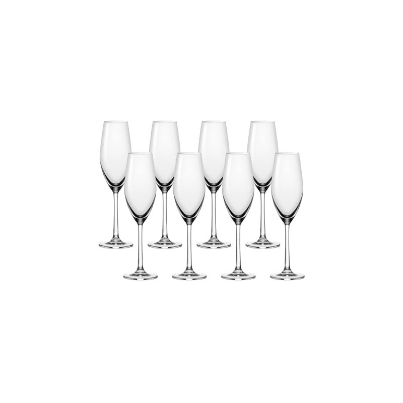 Anchor Hocking Champagne Flutes, Sondria 7 Ounce Champagne Glasses, Set