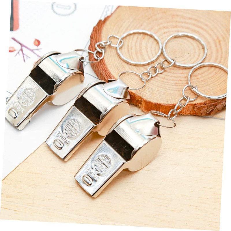 Kisangel 2sets Whistle Sport Basketball Whistle Baseball Metal Emergency Exercising