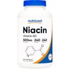 Nutricost Niacin (Vitamin B3) 500mg, 240 Capsules - with Flushing,
