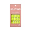 GoldFinger Press On Toenails Kit, High Pigment Neon Yellow Color