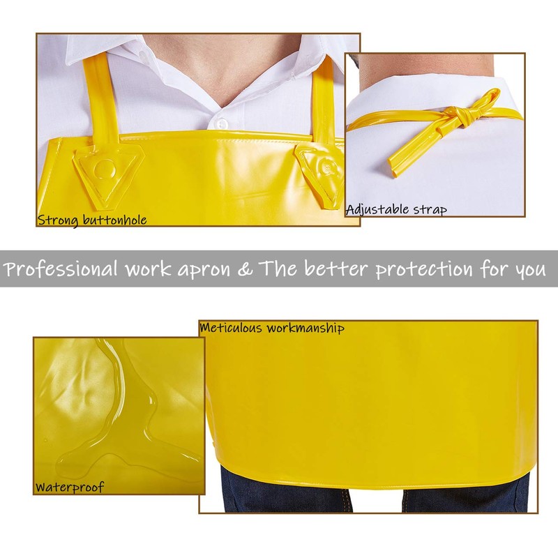 Nanxson Waterproof Apron Adjustable Durable Heavy Duty Work Apron Diswashing,Butcher,Industry