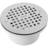 PROFLO PF42847 6" Stainless Steel Grate with 4" Adjustable Drain