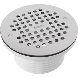 PROFLO PF42847 6" Stainless Steel Grate with 4" Adjustable Drain - Stainless Steel
