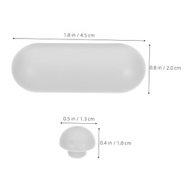 Gadpiparty Toilet Seat Buffers Gray Cushion Pads for Bidet Toilet Seats Elegant and Modern Bathroom for Comfort and Cleanliness