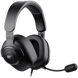 havit Gamenote H2230D - Auriculares para Juegos con micrófono y Conector Jack de 3,5 mm, Color Negro