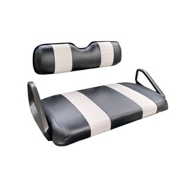 E-Z-GO TXT "STAPLE ON" Golf Cart Seat Cover (2 Stripe)