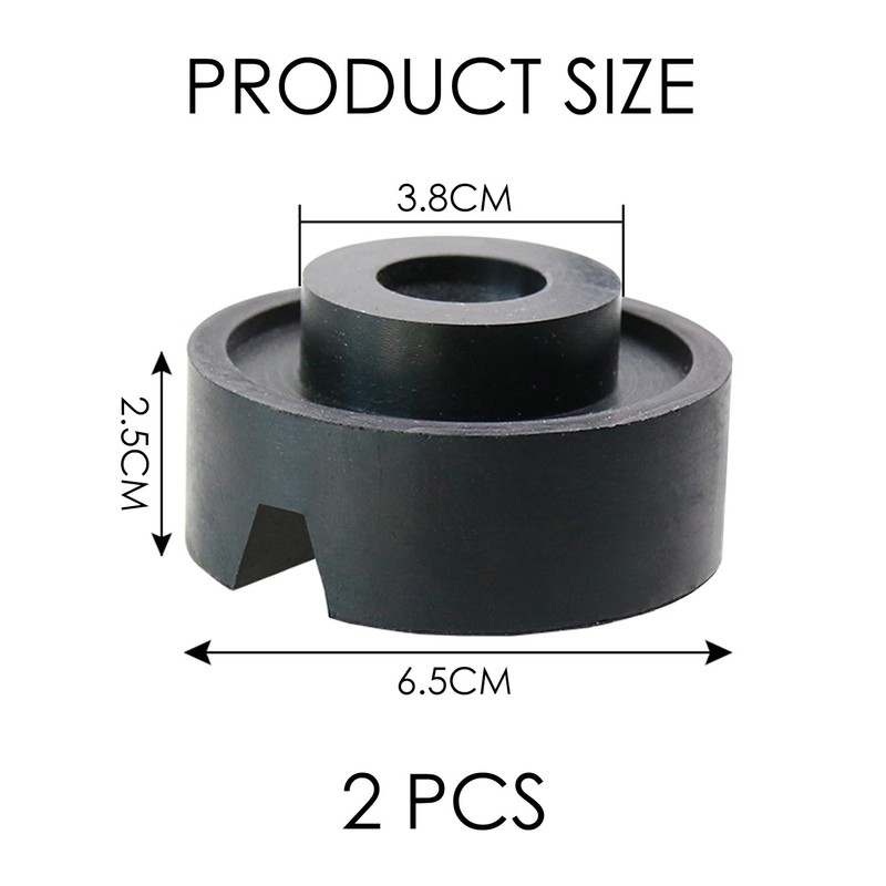 2 PCS Trolley Jack, Rubber Mat Trolley Jack, Low Profile