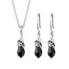 Elli Crystal Jewellery Set 925 Sterling Silver, Metal, Crystal