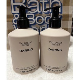 Victoria's Secret LOT 2 VICTORIA'S SECRET DARING FINE FRAGRANCE MOISTURIZING HAND & BODY WASH