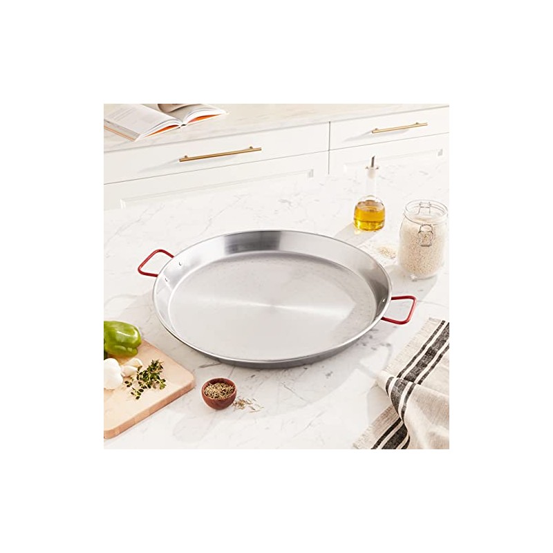 20" Carbon Steel Paella Pan (50 cm)