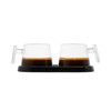 Pure Over Glass Espresso Cups | 2 Piece Coffee Mugs