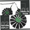LABRIMP 1 Pair Graphics Card Cooling Fan Replacement GPU Air