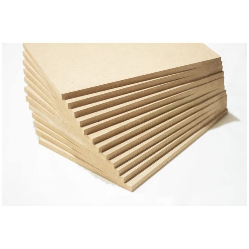 Tabla MDF manualidades 10x10cm 10 piezas 9mm espesor