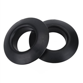 GLOGLOW 4Pcs Rubber Drip Rings, Durable Practical Universal Rubber Drip Rings for Kayak Canoe Rafting Paddles Shaft Black