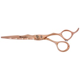 Kissaki Hair Scissors Utsuri 6.0 inches Rose Gold Titanium Hair Cutting Scissors Hairdressing Shears