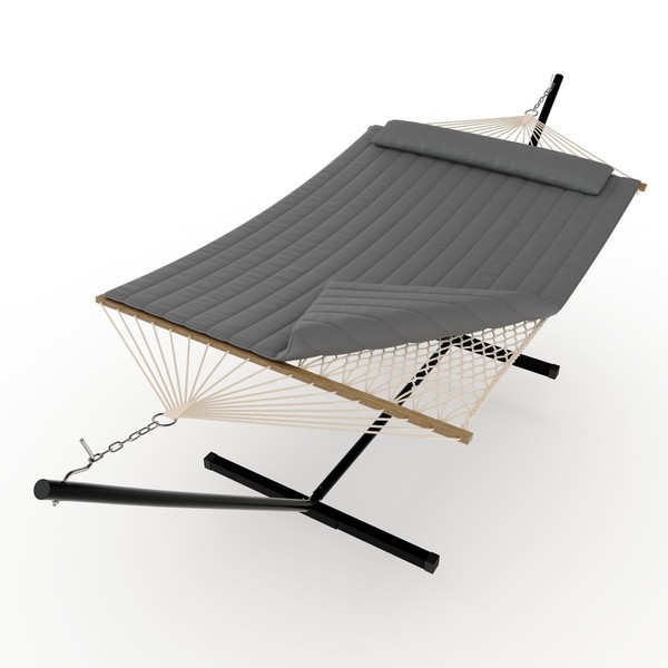 ​​2 Person Hammock with Heavy Duty 500Lb Capacity Stand -