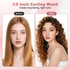 3/8 Inch Curling Iron, 9mm Small Curling Wand for Short