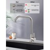 Cold Only Water Faucet Single Hole Kitchen Sink Faucet SUS304