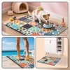SITAKEGS Dish Drying Mat, 2 Pieces, Absorbent Coffee Mat with