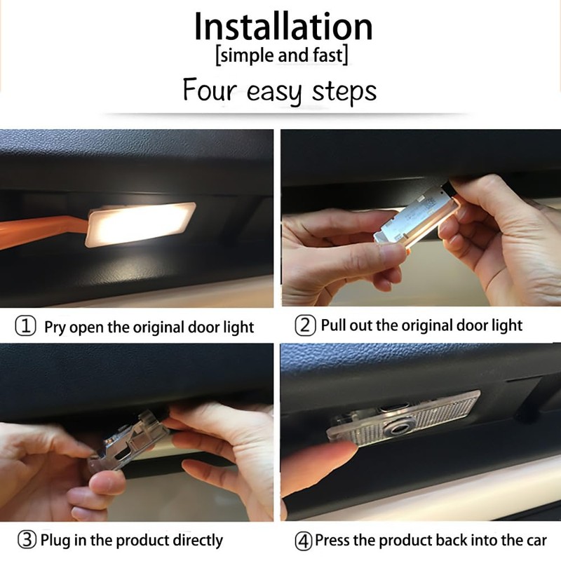 Never Fade Door Lights Logo Projection Ghost Projector Light Car