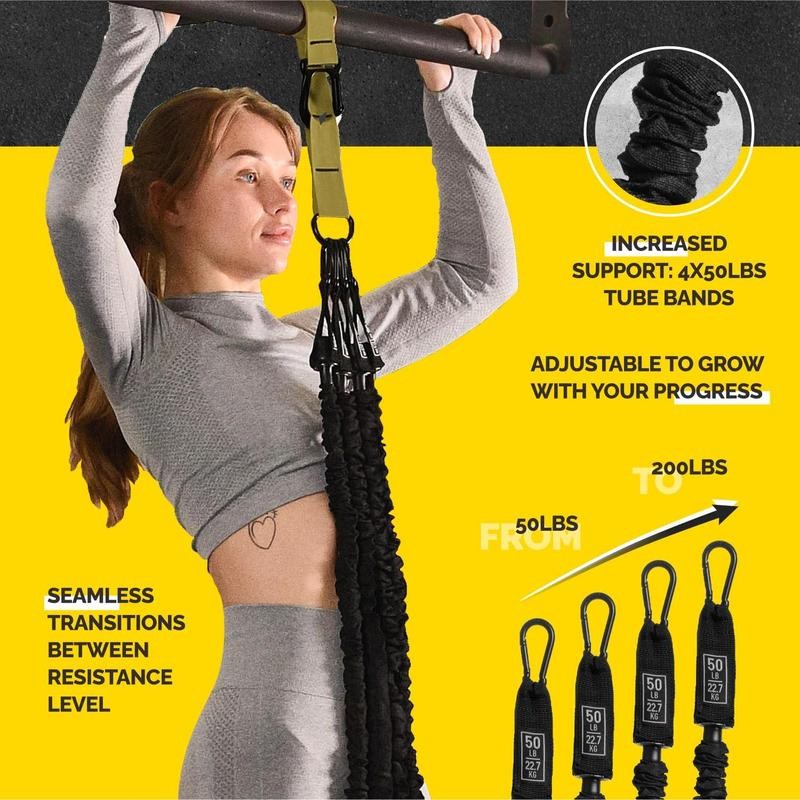 Pull Up Assistance Bands Set – Adjustable Heavy-Duty Bands for