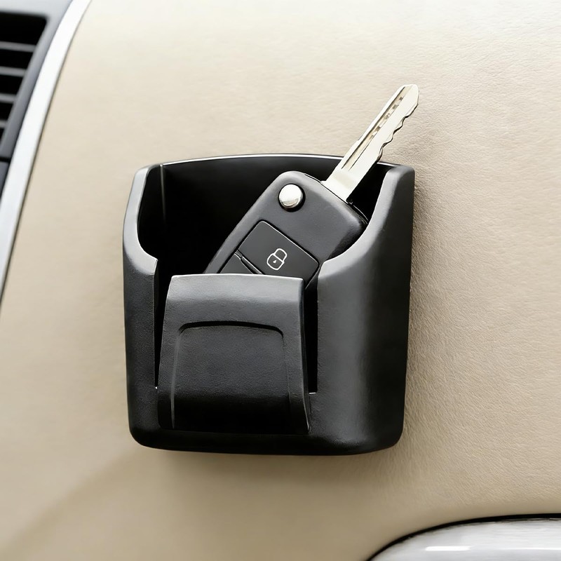 Norkmdi Car Key Fob Holder, Multifunctional Vehicle Dashboard Key Remote