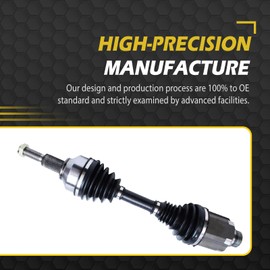 OWAYSAFE Front Right for 2007 2008 2009 2010 Chrysler Sebring CV Axle and Front Wheel Hub Bearing, for 2011 2012 2013 2014 Chrysler 200, 2008 2009 2010 Dodge Avenger Replacement 66-3522 513263