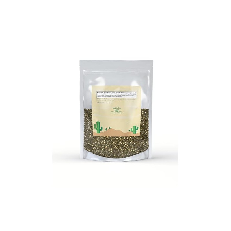 Unpretentious Dried Diced Jalapeno, 1 lb, Mild to Medium Heat,