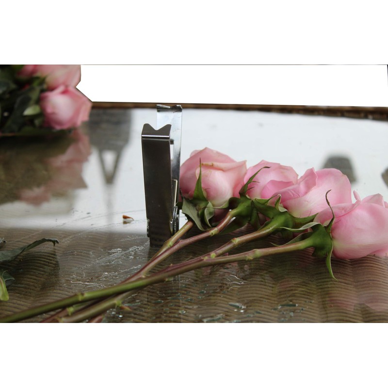 Herramienta limpiadora de espinas de rosa de metal utilizada para