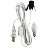 National Artcraft® 6' Lamp Cord Set Kit with Clip-in Style