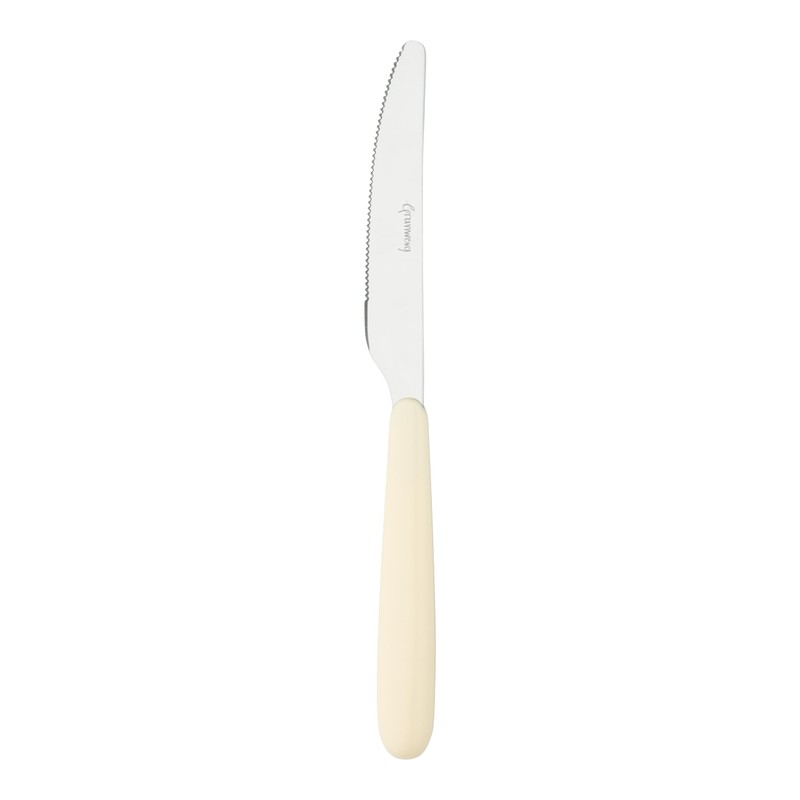Grunwerg 24BX4311WH 24 Piece Cutlery Set, Stainless Steel, White