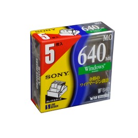 SONY 3.5型 MOディスク 5枚 640MB Windowsフォーマット 5EDM-640CBD
