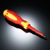 5pcs 500V Insulated Screwdrivers Set with Magnetic Slotted Phillips Pozidriv
