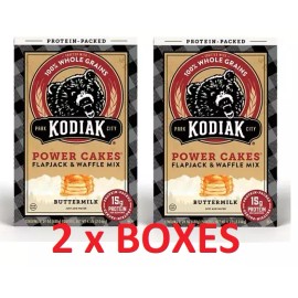 Kodiak Protein Power Cakes BUTTERMILK Pancake Flapjack & Waffle Mix 9Lb Large!
