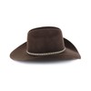 Cody James Unisex Ramrod 3X Felt Cowboy Hat Chocolate 7