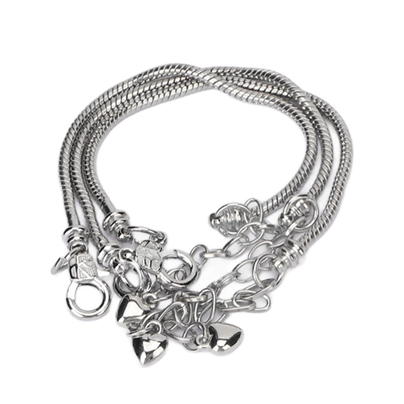 Charm Bracelet Making Kit Basic Bracelets Colored Beads Pendants Jewelry