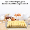 Stainless Steel Butter Cutter Box Cheese Storage Container with Transparent