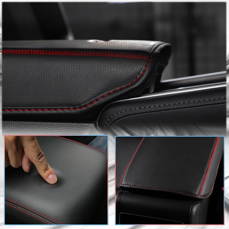MUXEE Armrest Cover，for kia Soul 2014 2015 2016 2017 2018