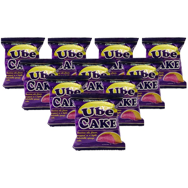 World Food Mission Purple Yam Ube Delight (Snacks- Regent Ube Cake 20g, 10 counts)