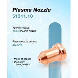 23PK 52558 Electrode 51311P1.0 1.0mm 0.039'' Tip Swirl Ring Shield Cap Standoff Fit PT-80 IPT-80 PTM-80 Plasma Cutting Torch