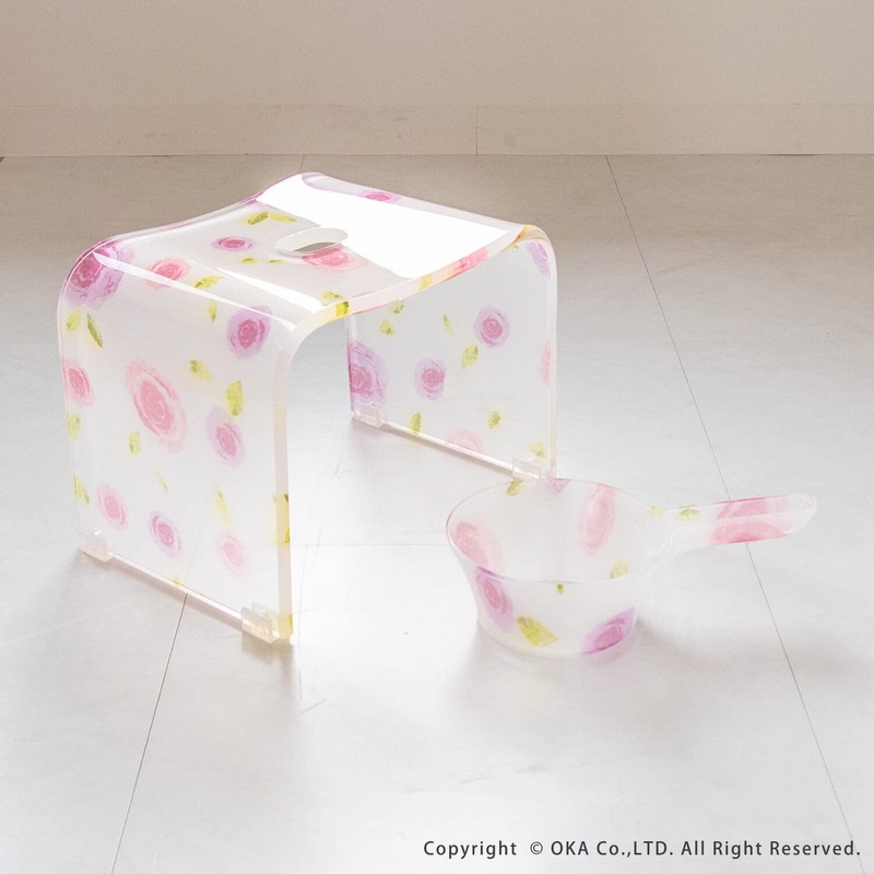 OKA Pail Romance (Pink), Diameter 6.5 inches (16.5 cm), Regina