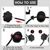 JUGUTA Pack of 2 Car Boot Retaining Strap Parcel Shelf