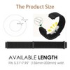 HREDZEO Elastic Nylon Straps,Nylon Strap Adjustable Straps Lightweight Watch Strap