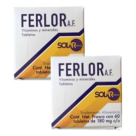 Ferlor Cajas Tabletas Solar Medical Sabor