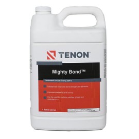 Tenon Mighty Bond - Additive for Concrete, Grout, Mortar, and More, Enhances Strength, Adhesion, and Lifespan, Great for Glass, Tile, or Wood Applications, Interior or Exterior Repairs (1 Gallon)